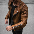 Abe Men's Leather Jacket | Premium Quality, Timeless Style 0