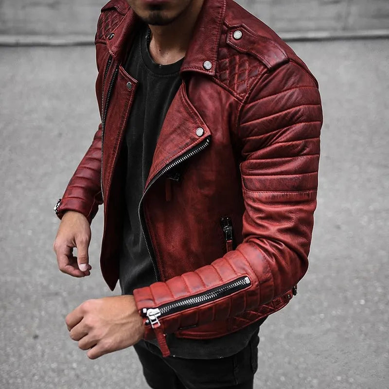 Abe Men's Leather Jacket | Premium Quality, Timeless Style 3