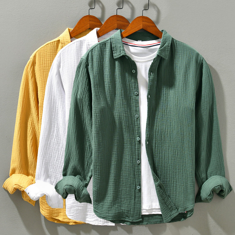 Adriano Women's Shirt | High-Quality Cotton, Casual Crinkled Design 7