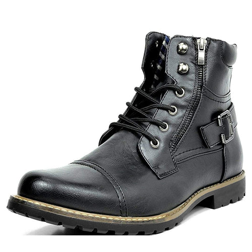 Ariella Women's Motorcycle Boots | Genuine Leather, Comfortable Fit 0