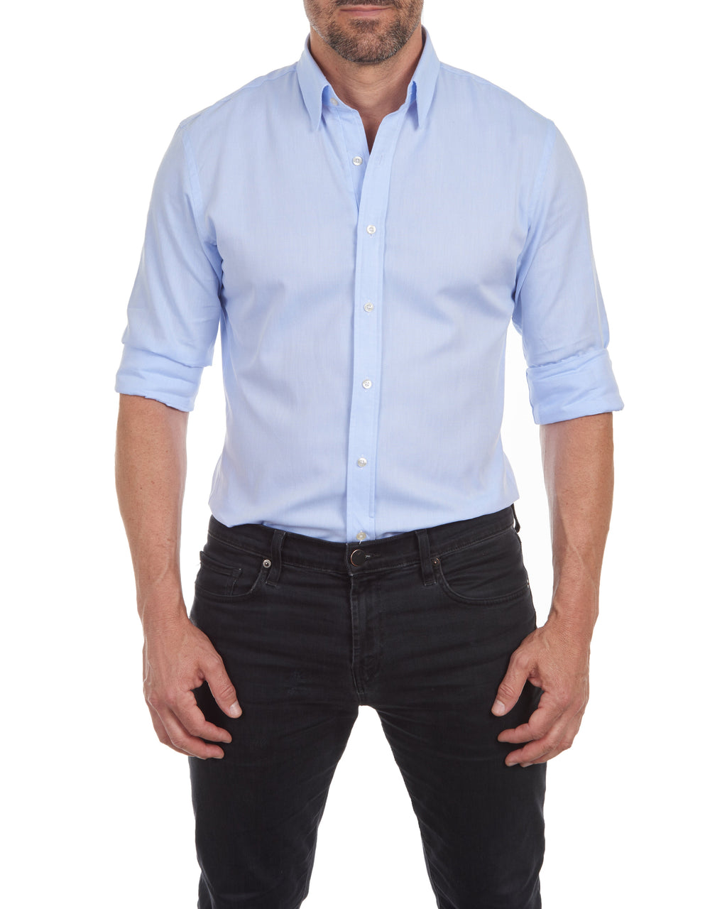 Arjan Men's Zip Fit Shirt | Tailored Comfort 1
