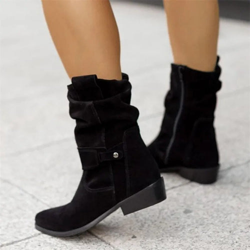 Ava Women's Casual Boots | Premium Suede, Timeless Elegance 0