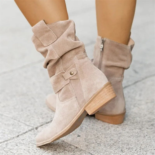 Ava Women's Casual Boots | Premium Suede, Timeless Elegance 1