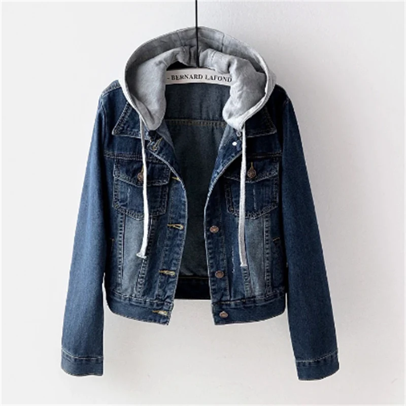 Ava Women's Denim Jacket | Comfortable Hooded Design 3