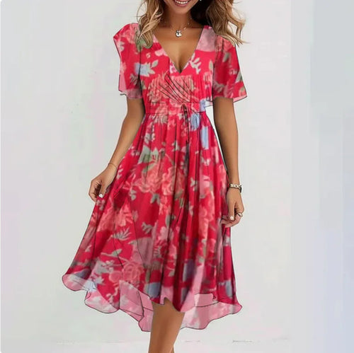 Ava Women's Dress | Flattering V-Neck Design 1