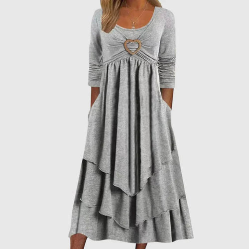 Ava Women's Long Dress | Lightweight Fabric, Casual Elegance 1