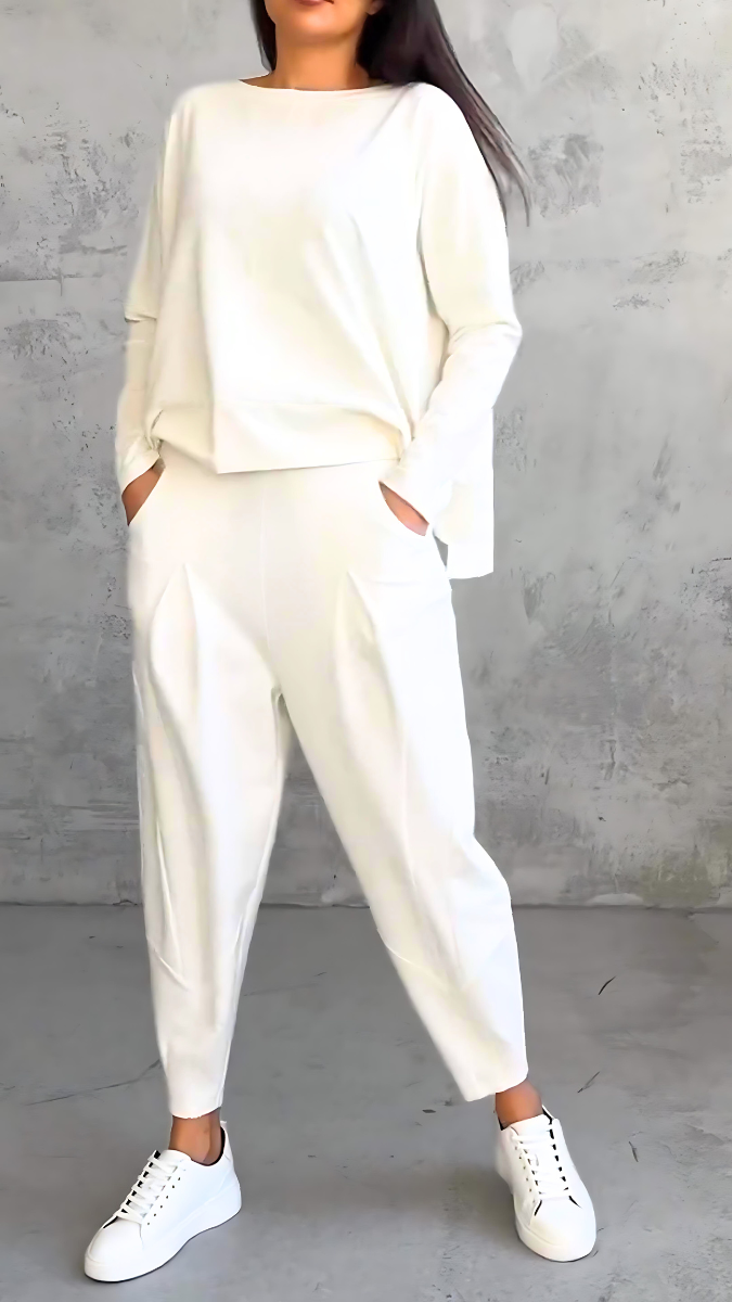 Ava Women's Pants Set | Soft Fabric, Elegant Two Piece Design 0