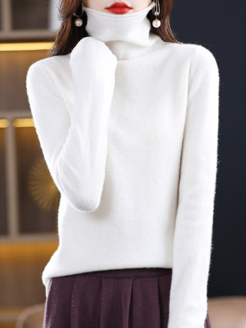 Ava Women's Turtleneck Sweater | 100% Pure Wool, Timeless Elegance 15