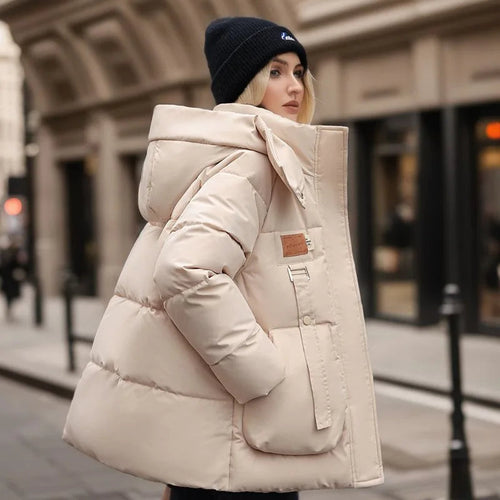 Ava Women's Winter Jacket | Polyester-Cotton Blend, Elegant Design 0