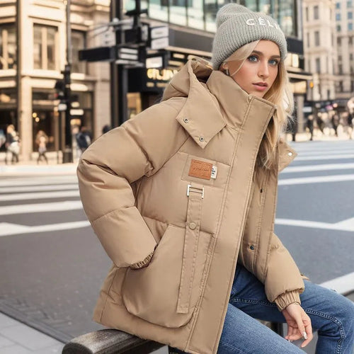 Ava Women's Winter Jacket | Polyester-Cotton Blend, Elegant Design 1