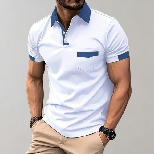 Avery Men's Casual Polo Shirt | Comfortable Cotton with Pocket 0