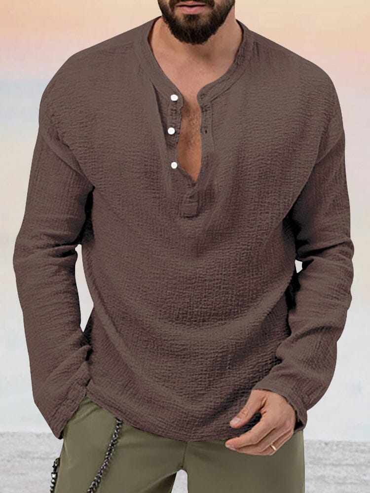 Avery Men's Casual Set | Breathable Cotton Linen 7