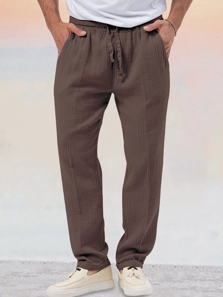 Avery Men's Casual Set | Breathable Cotton Linen 8