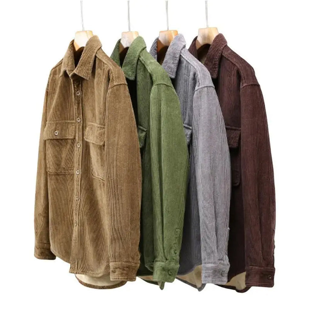 Avery Men's Shirt | Comfortable Cotton-Polyester Blend, Casual Corduroy 4