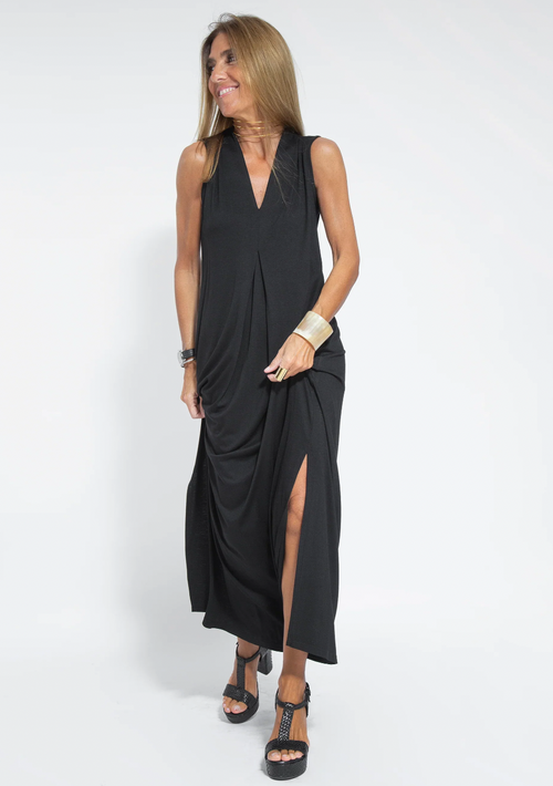Ayla Women's Dress Set | Elegant Long Dress with Matching Vest 1