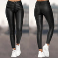Bari Women's Trousers | High-Quality PU Leather, Elegant Black Pants 0