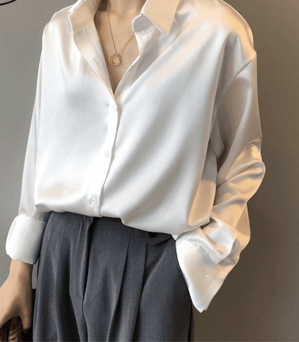 Bella Women's Blouse | Luxurious Satin Silk 1