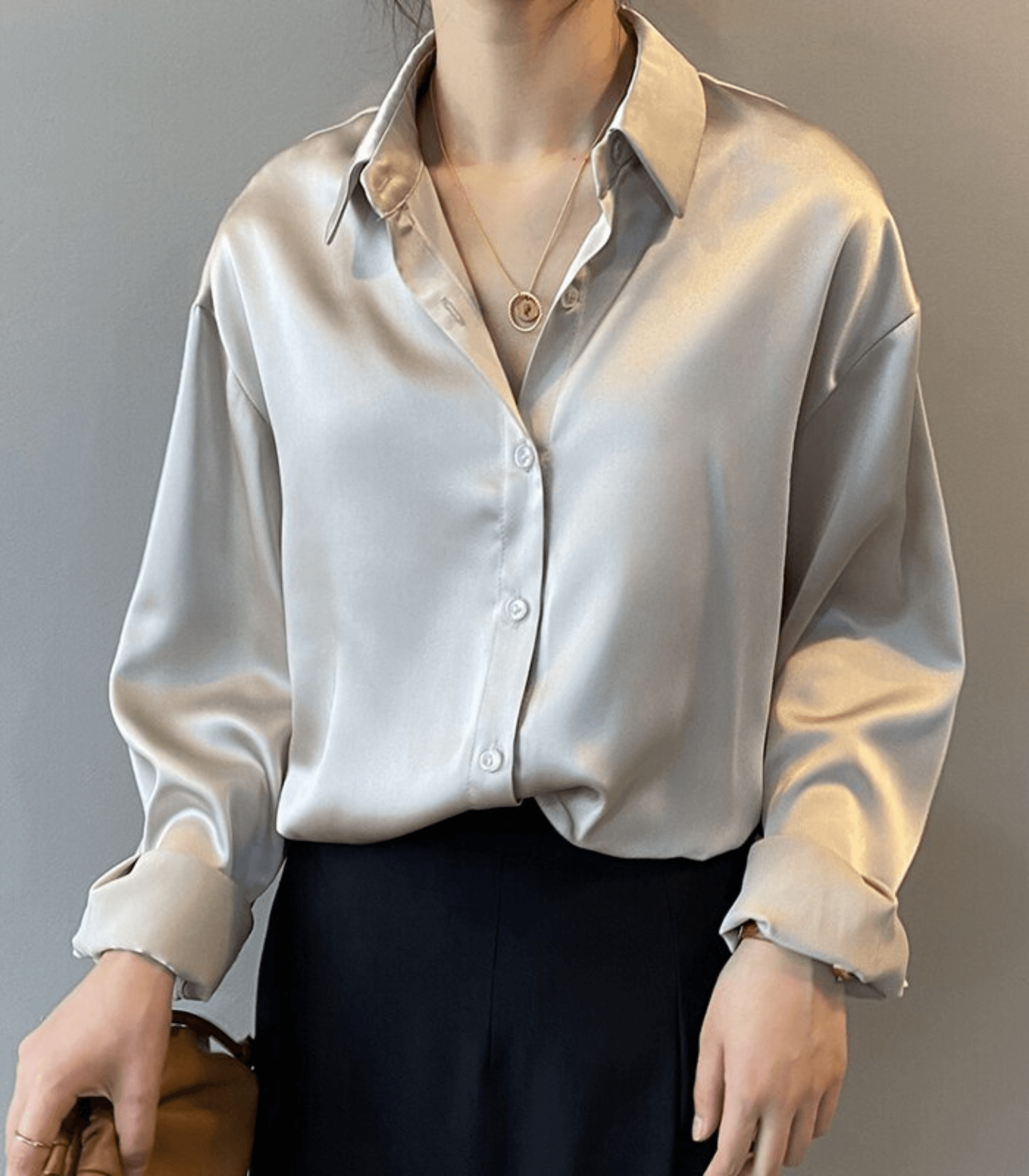 Bella Women's Blouse | Luxurious Satin Silk 8