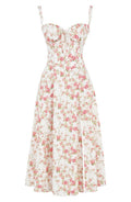 Bella Women's Sundress | Floral Print, Bustier Design 0
