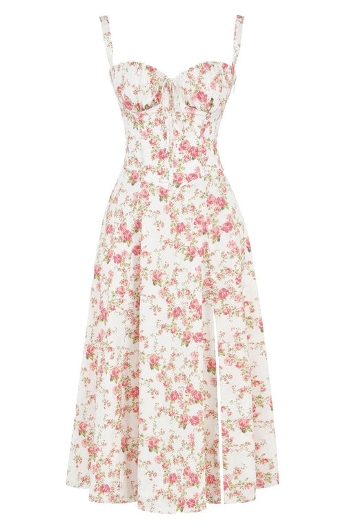 Bella Women's Sundress | Floral Print, Bustier Design 0