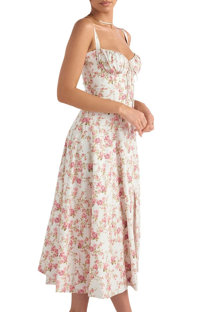 Bella Women's Sundress | Floral Print, Bustier Design 2