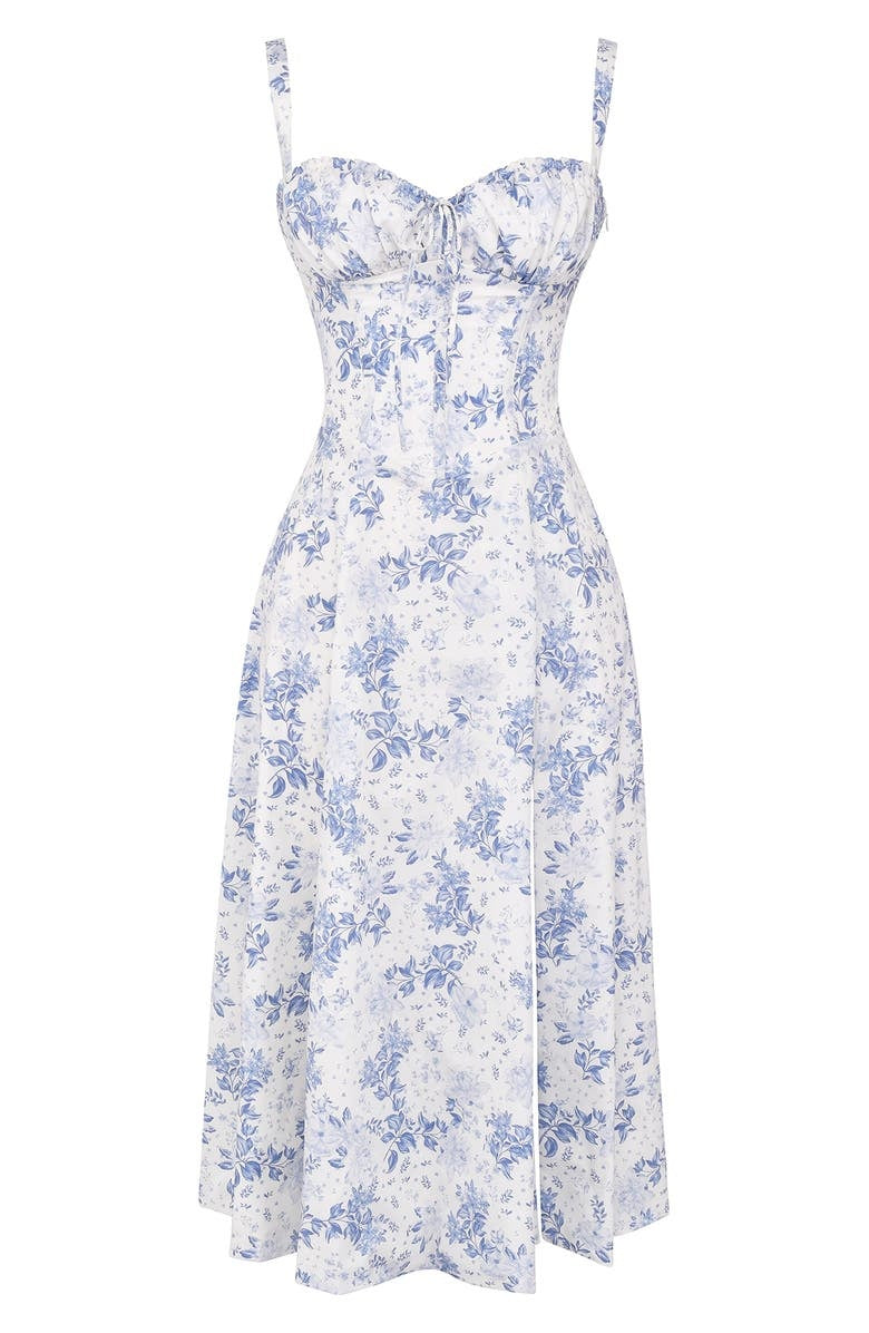 Bella Women's Sundress | Floral Print, Bustier Design 4