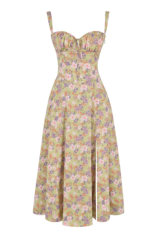 Bella Women's Sundress | Floral Print, Bustier Design 8