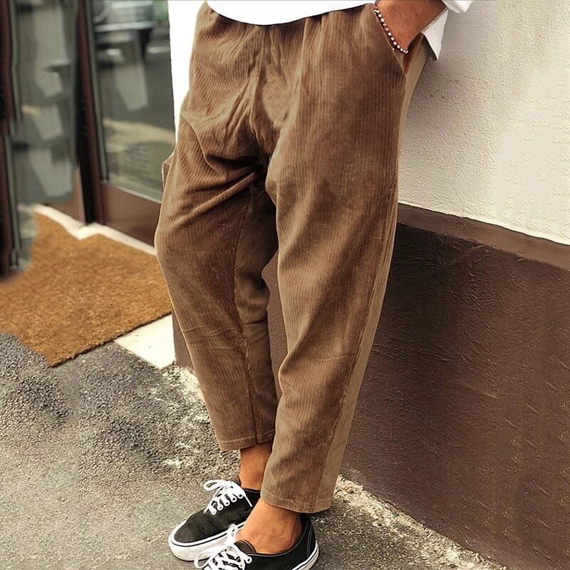 Bene Men's Corduroy Pants | Classic Design, Comfortable Fit 0