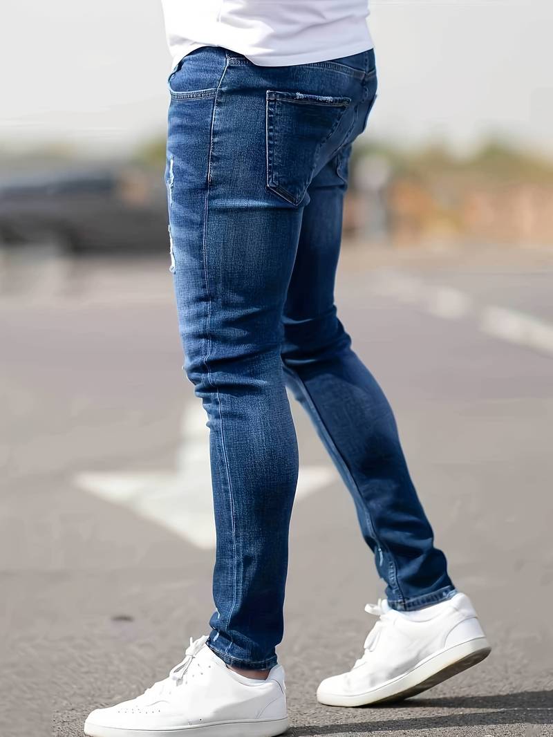 Bennett Men's Ripped Jeans | High-Quality Denim, Casual Chic 3