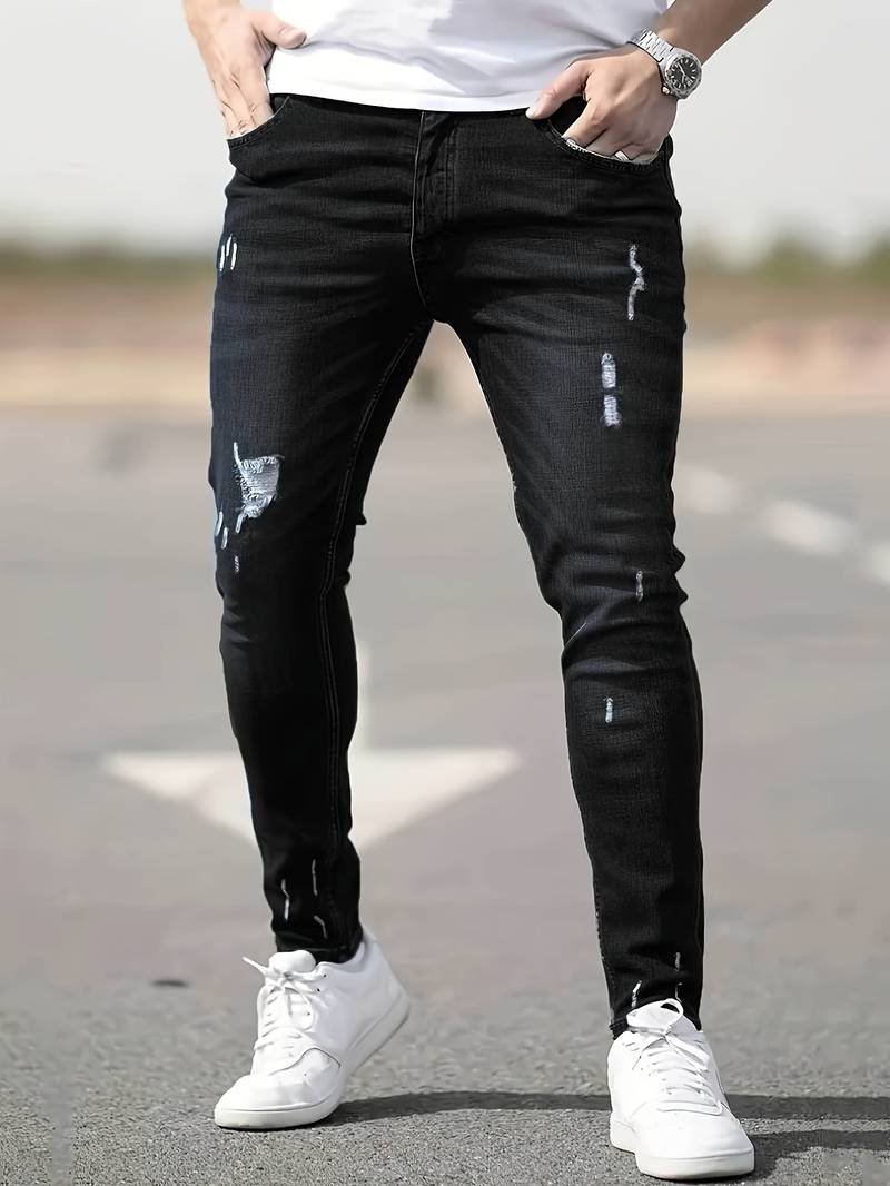 Bennett Men's Ripped Jeans | High-Quality Denim, Casual Chic 6