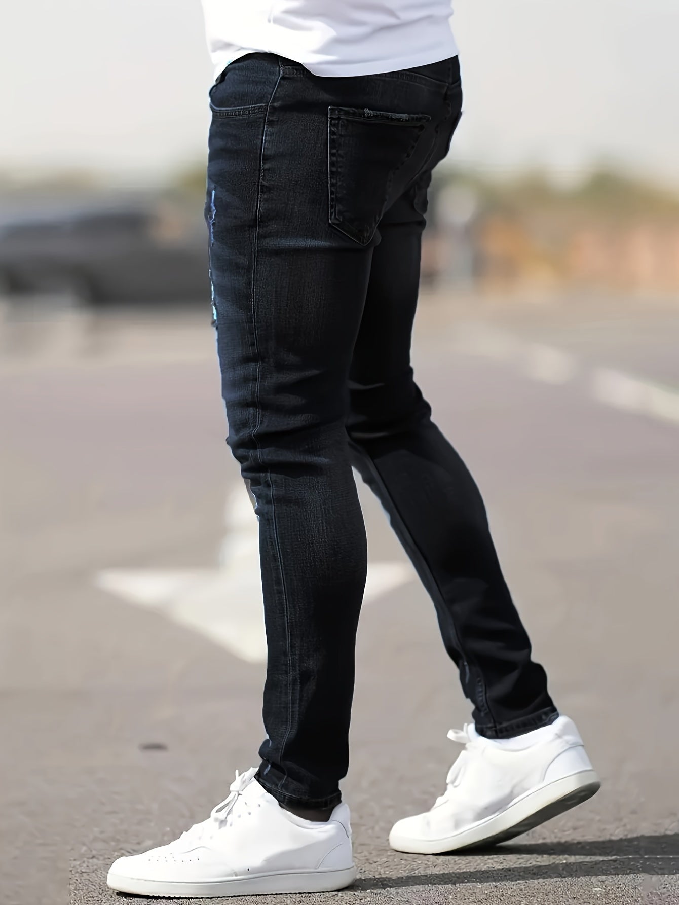 Bennett Men's Ripped Jeans | High-Quality Denim, Casual Chic 7