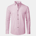 Benson Men's Long Sleeve Shirt | Lightweight Cotton, Slim Fit 0