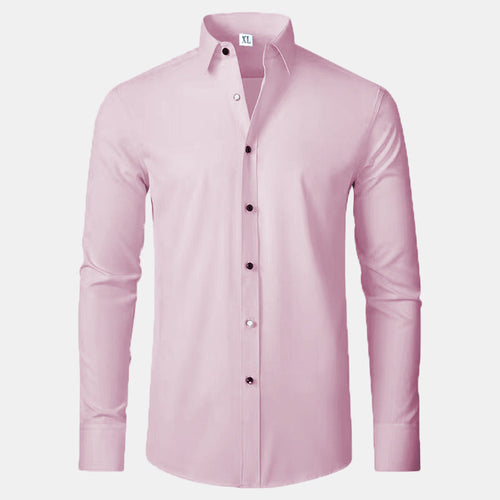 Benson Men's Long Sleeve Shirt | Lightweight Cotton, Slim Fit 0
