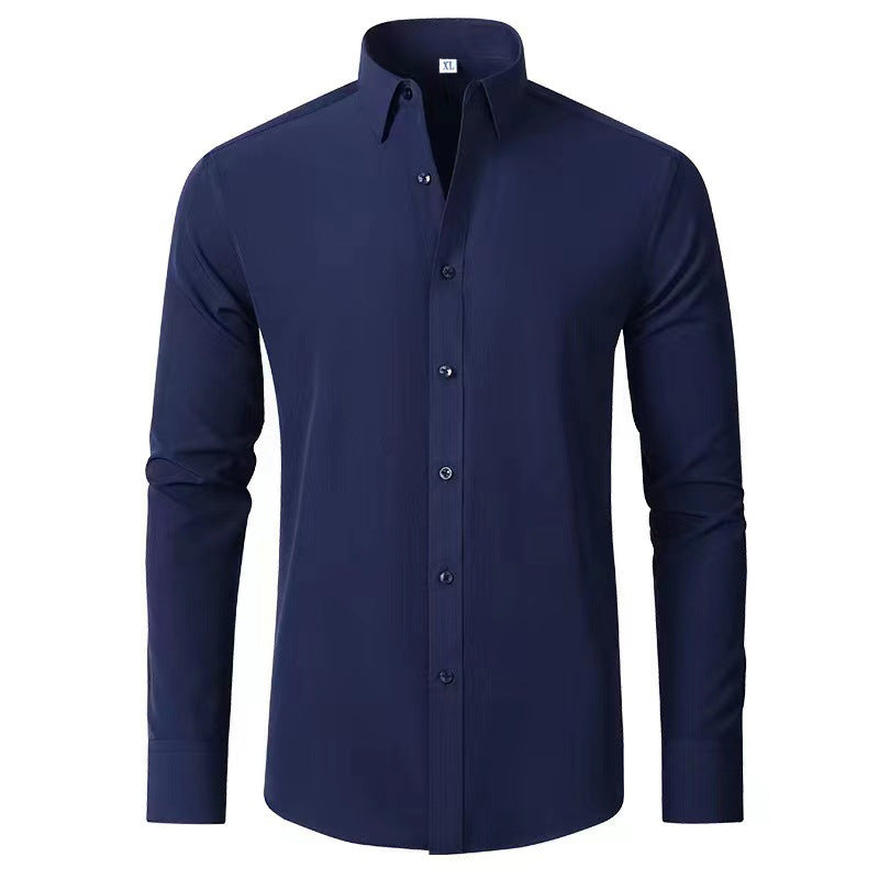 Benson Men's Long Sleeve Shirt | Lightweight Cotton, Slim Fit 1