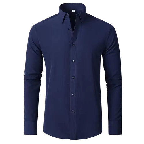 Benson Men's Long Sleeve Shirt | Lightweight Cotton, Slim Fit 1
