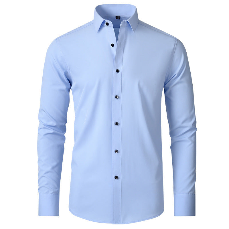 Benson Men's Long Sleeve Shirt | Lightweight Cotton, Slim Fit 3