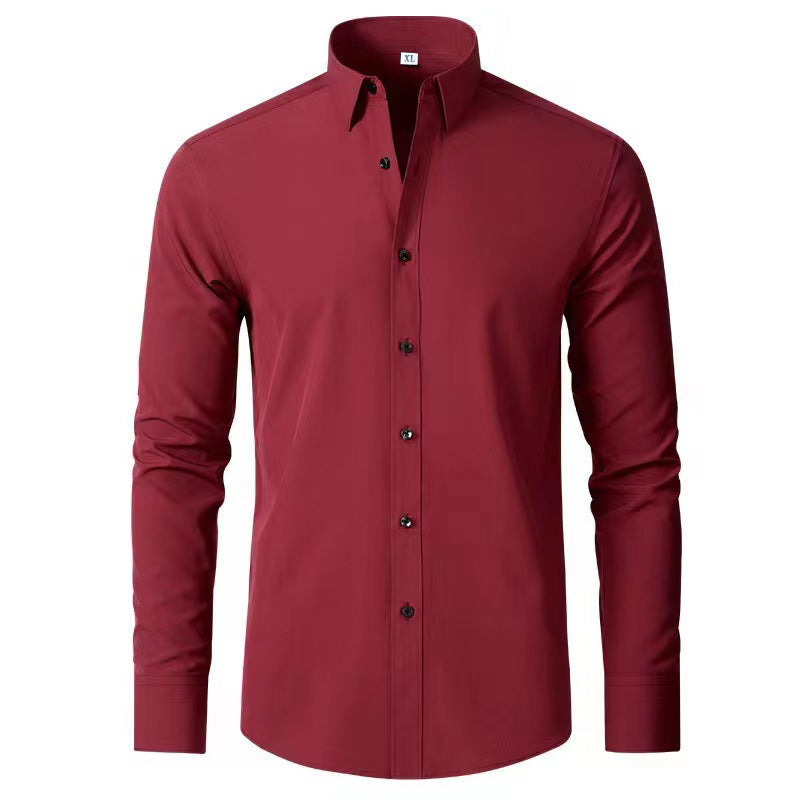 Benson Men's Long Sleeve Shirt | Lightweight Cotton, Slim Fit 6
