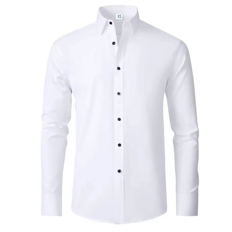 Benson Men's Long Sleeve Shirt | Lightweight Cotton, Slim Fit 7