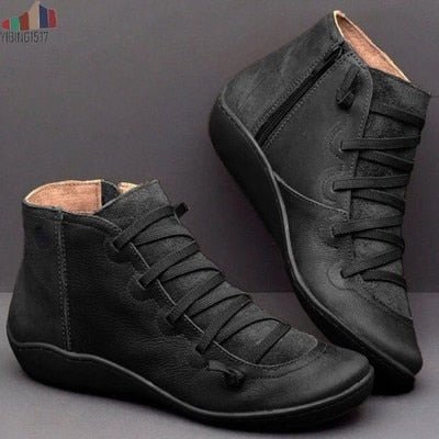 Bocata Women's Ankle Boots | PU Leather, Cozy Lining 2