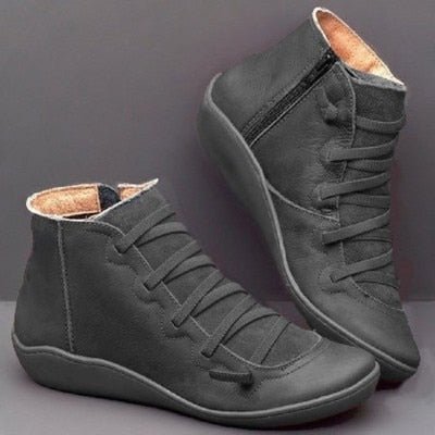 Bocata Women's Ankle Boots | PU Leather, Cozy Lining 4