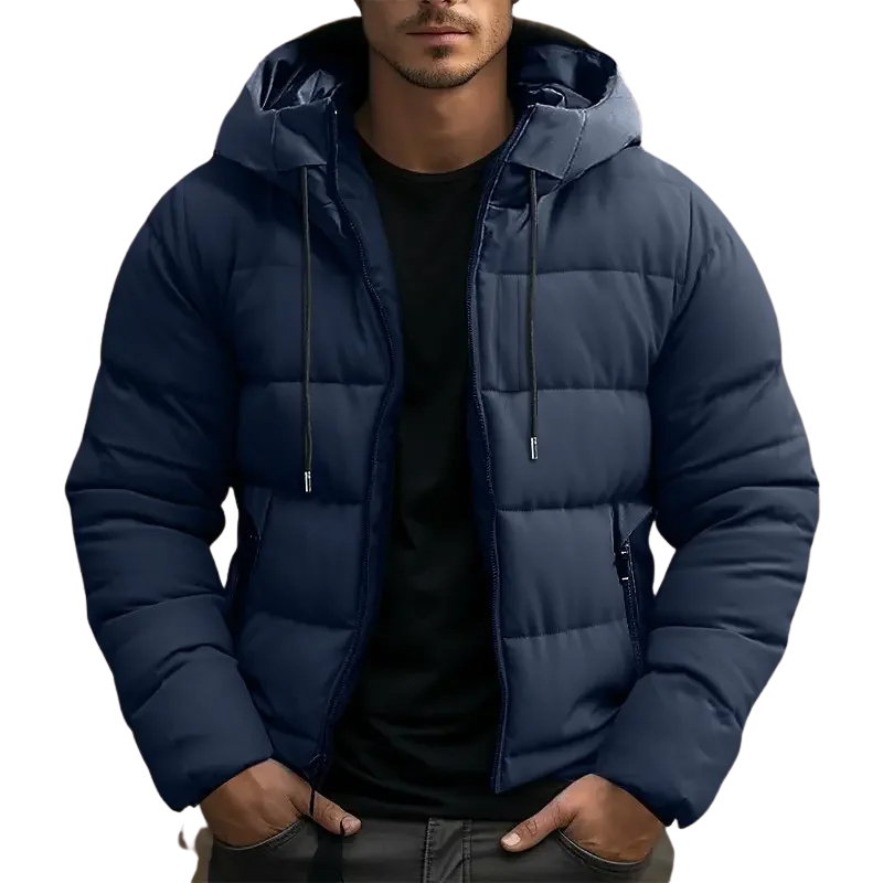 Bram Men's Winter Jacket | Insulated with Hood and Zip Pockets 0
