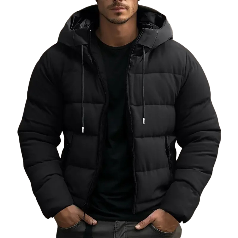 Bram Men's Winter Jacket | Insulated with Hood and Zip Pockets 2
