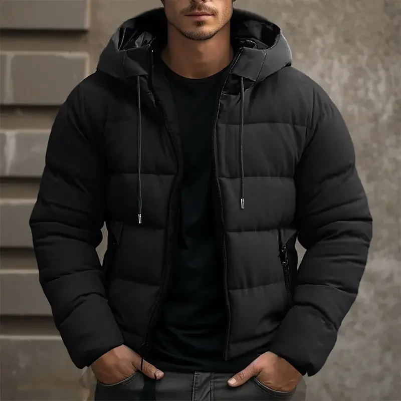 Bram Men's Winter Jacket | Insulated with Hood and Zip Pockets 4