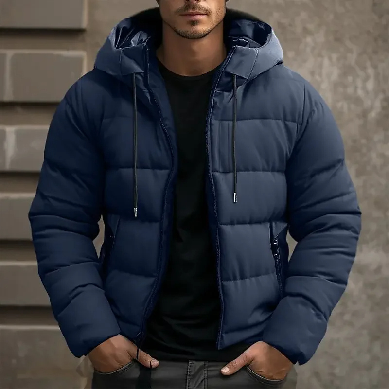 Bram Men's Winter Jacket | Insulated with Hood and Zip Pockets 5