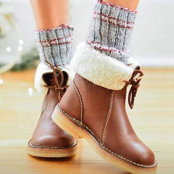 Bree Waterproof Vintage Boots | Premium Wool Lining 1