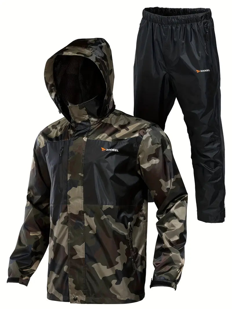 Breeze Men's Waterproof Jacket | Breathable Raincoat for Outdoor Activities 0