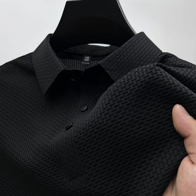 Breezy Men's Polo Shirt | Quick Dry Mesh Fabric, Breathable 2