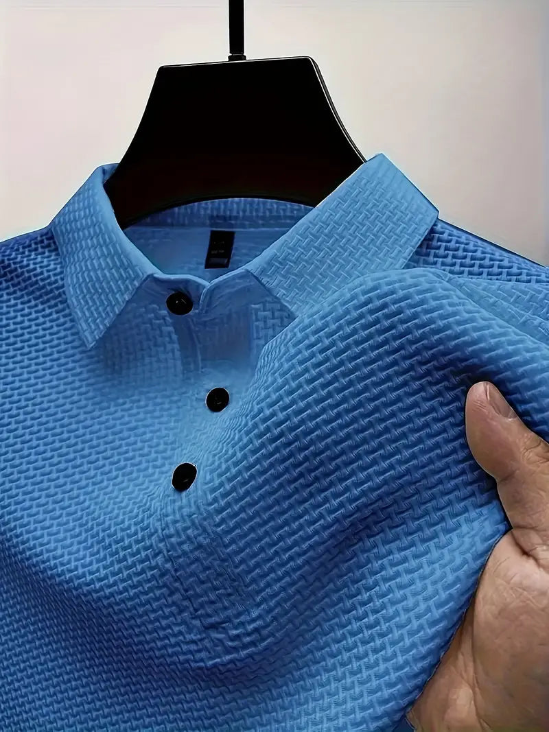Breezy Men's Polo Shirt | Quick Dry Mesh Fabric, Breathable 4