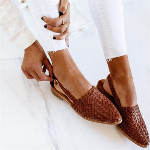 Breezy Women's Slippers | Hand-Woven Boho Design, Open Heel 0