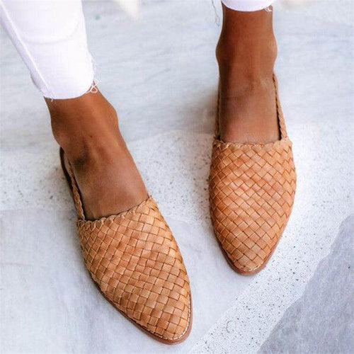 Breezy Women's Slippers | Hand-Woven Boho Design, Open Heel 1
